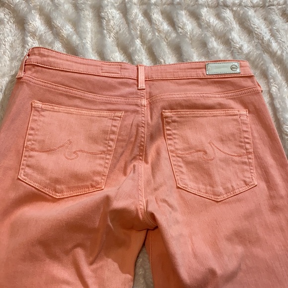 Salmon color straight leg jeans coral color pants size 29 - Picture 7 of 7